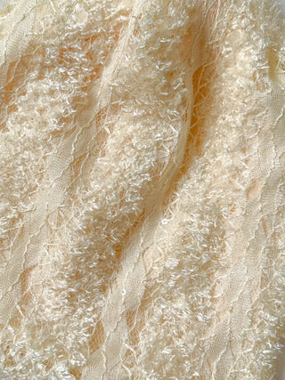 Glian Sequin Lace Texture Beanie Hat