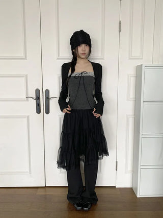 Glian Sequin Lace Texture Beanie Hat