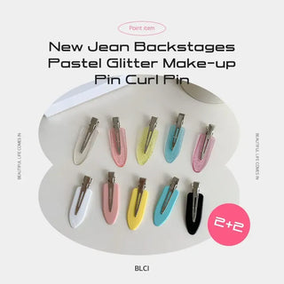 New Jean Backstages Pastel Glitter Makeup Pin Curl Pins