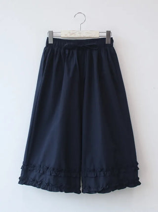 elly frill bermuda pants