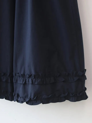 elly frill bermuda pants