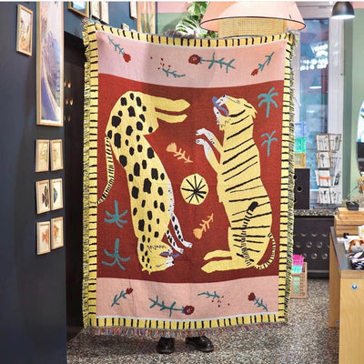 Boho Tiger Tapestry