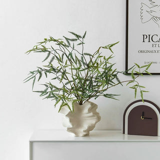 Minimalist Coral Ceramic Vase