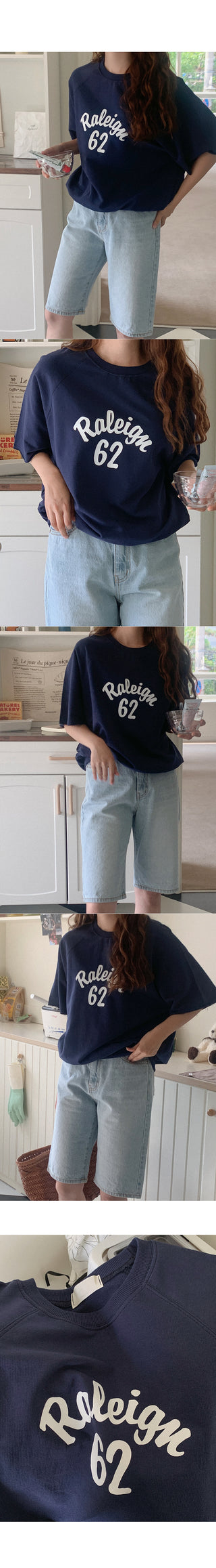 Denim Bermuda shorts