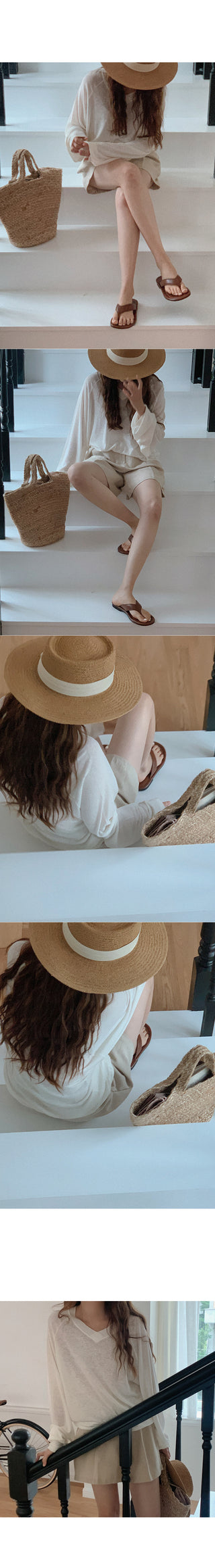 Calm linen shorts