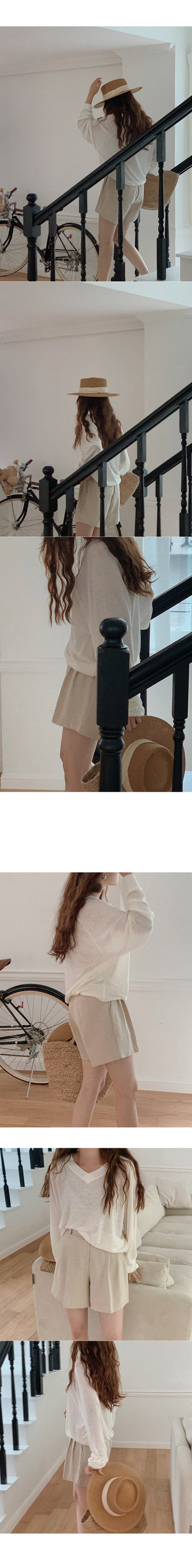 Calm linen shorts