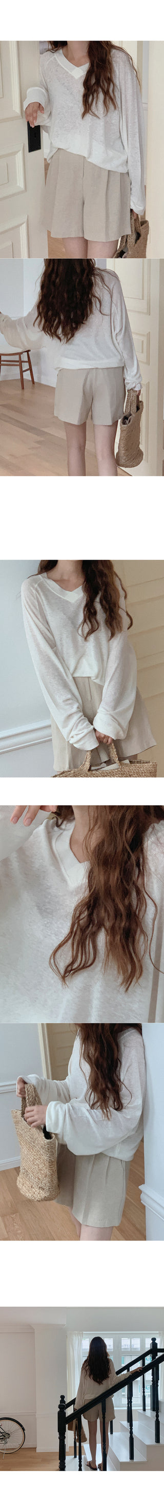 Calm linen shorts