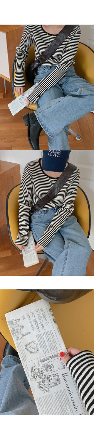 Zoom In Wide Denim Pants