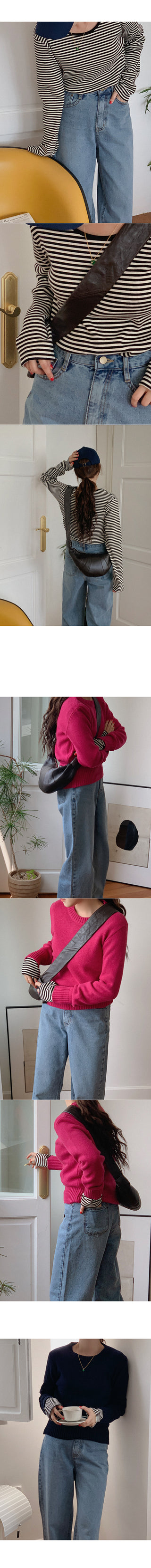 Zoom In Wide Denim Pants