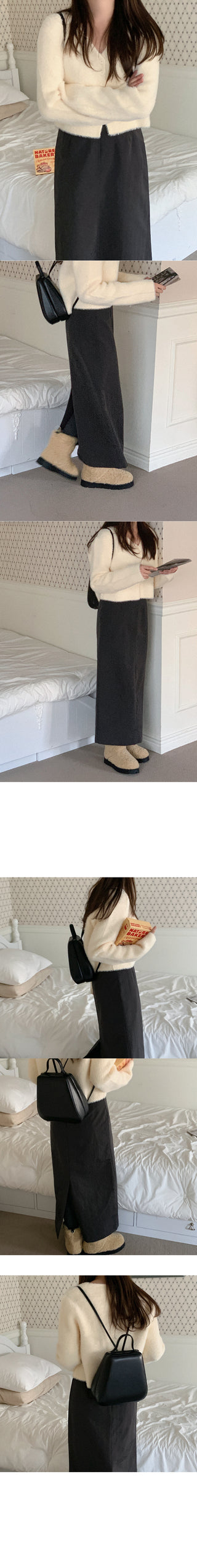 Chocolate Down Skirt
