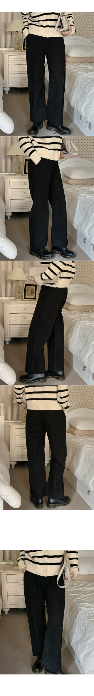 Nasty Wide Wool Pants