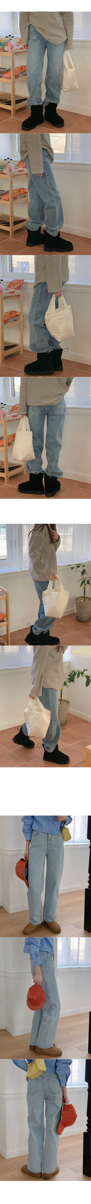 100% Cotton Wide Denim Pants