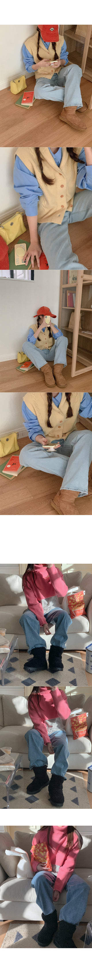 100% Cotton Wide Denim Pants