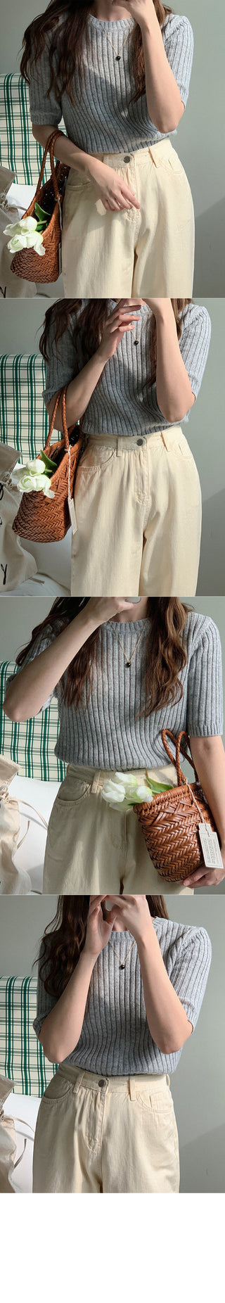 [3 colors] Wide Washing Pants