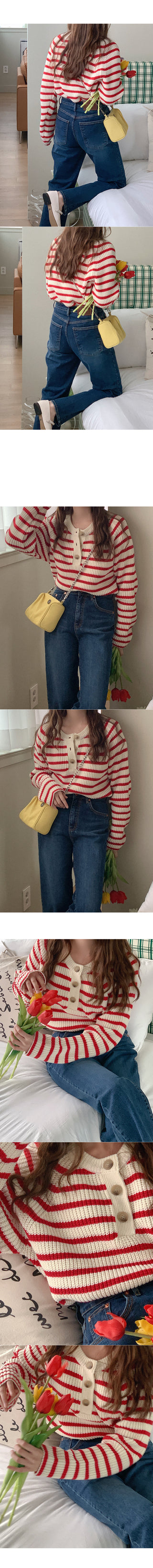 Straight cotton denim pants