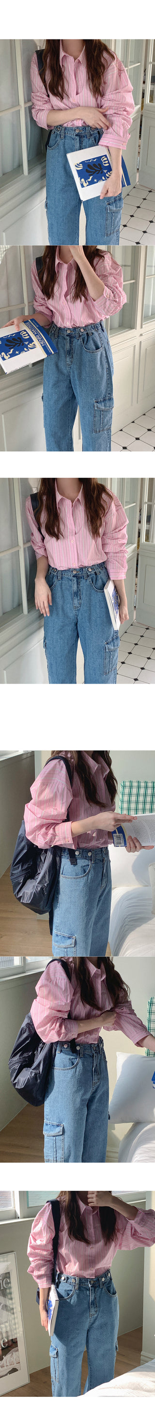 Latisse Denim Cargo Pants