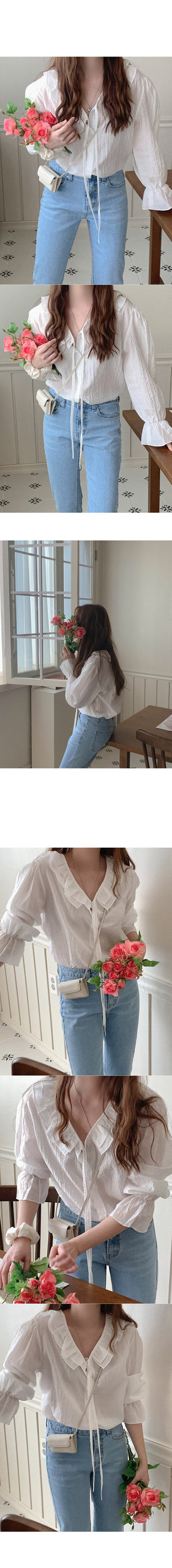 Straight denim pants