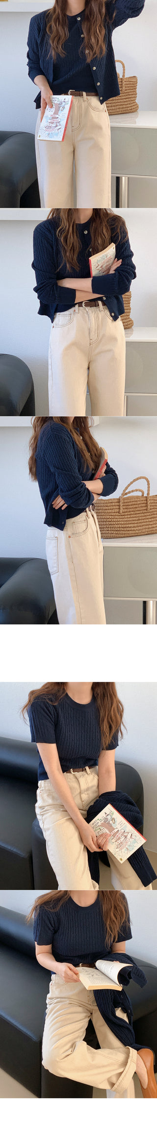 Wide cotton pants