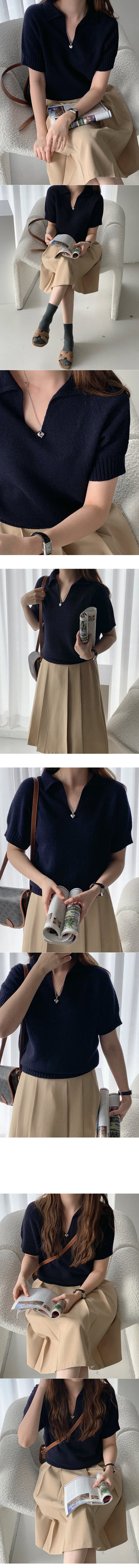Pleated skirt