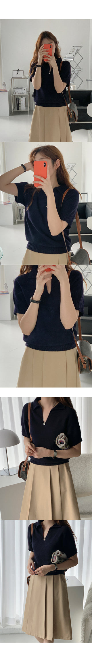 Pleated skirt