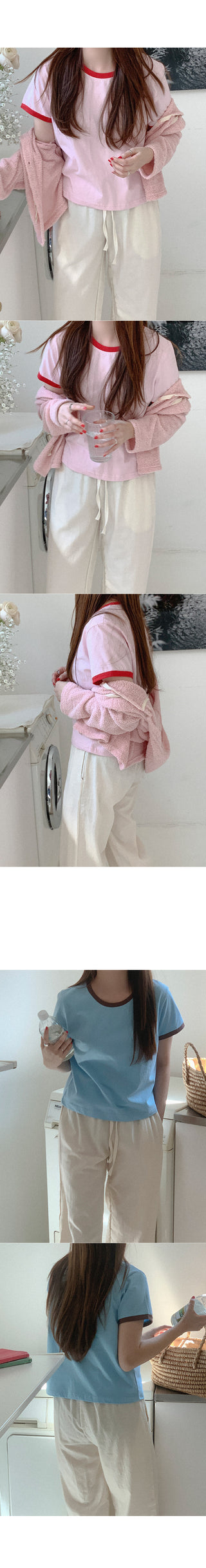 Bedel lace elastic pants