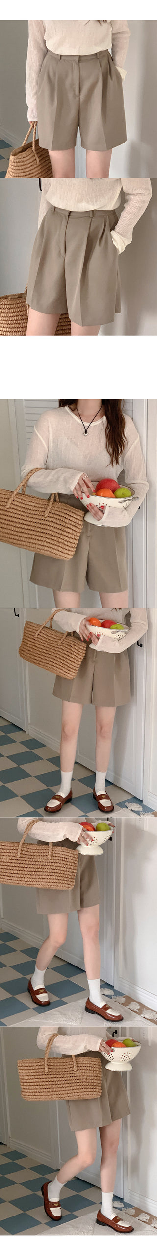 Modern look high-waisted pants