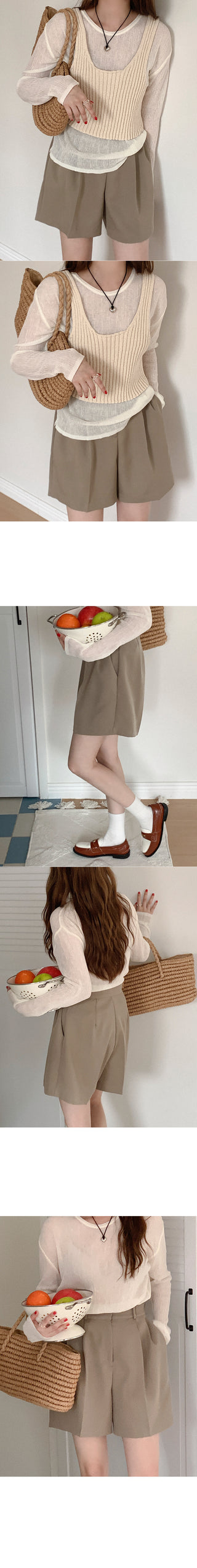 Modern look high-waisted pants
