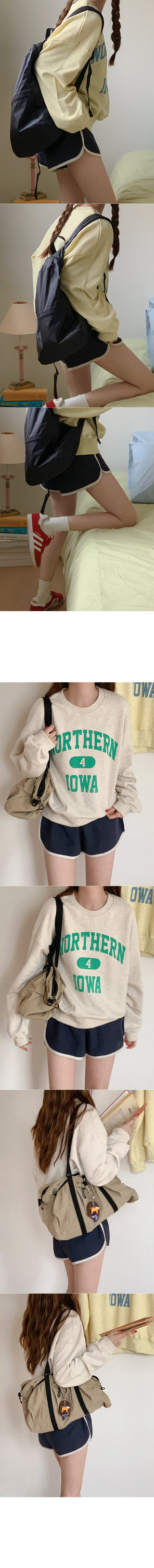 Linen sporty shorts