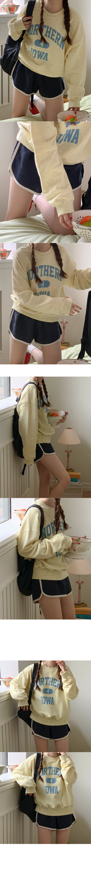 Linen sporty shorts
