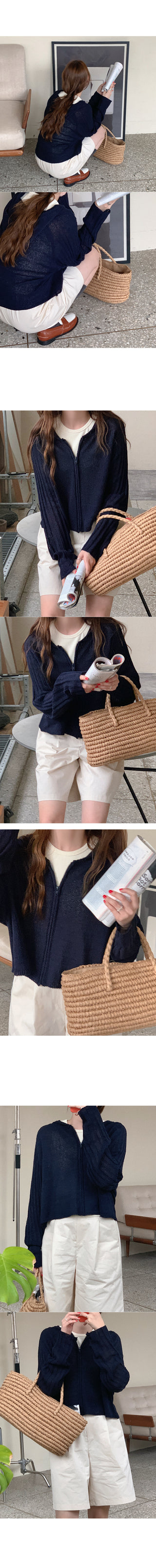 Double pintuck cotton shorts