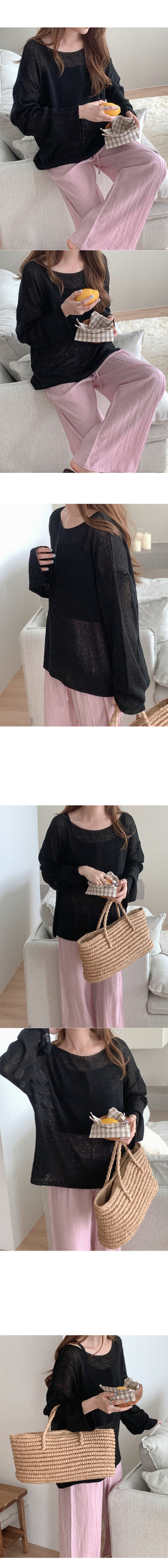 Wide Banding Pants