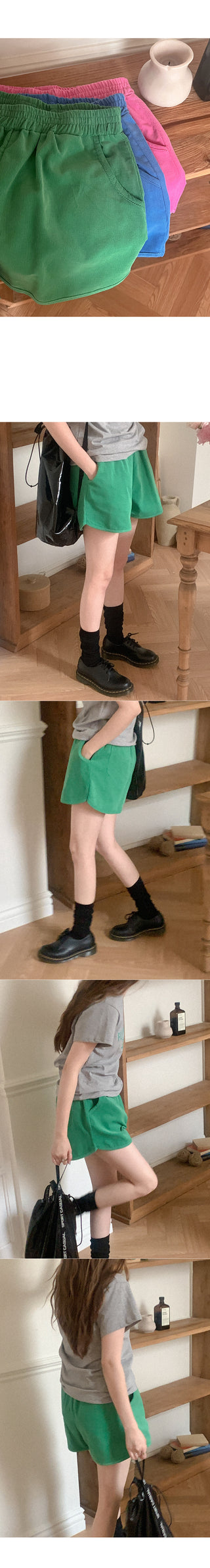 Corduroy shorts