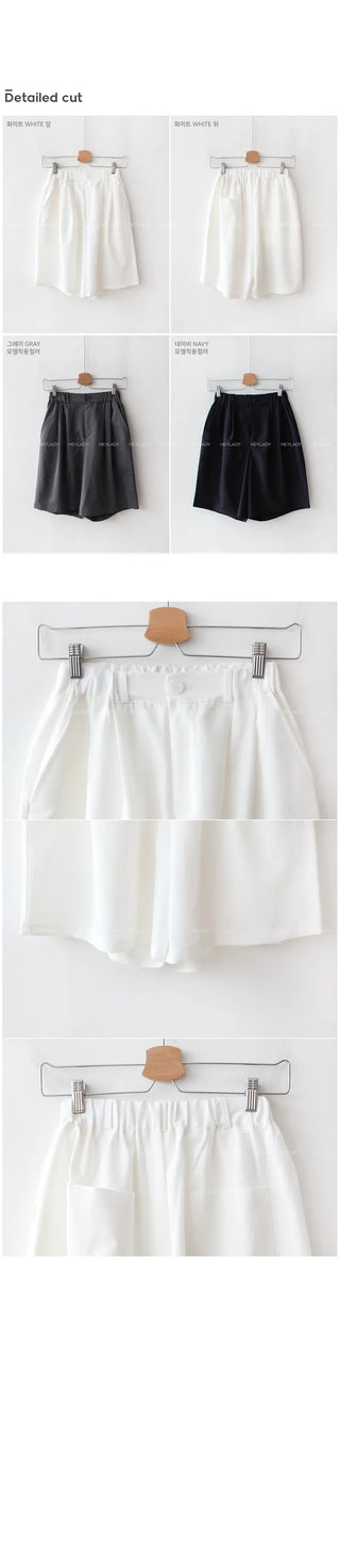 Barocell tucked half-pants