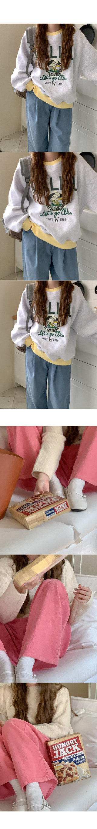 Corduroy Heart Pants