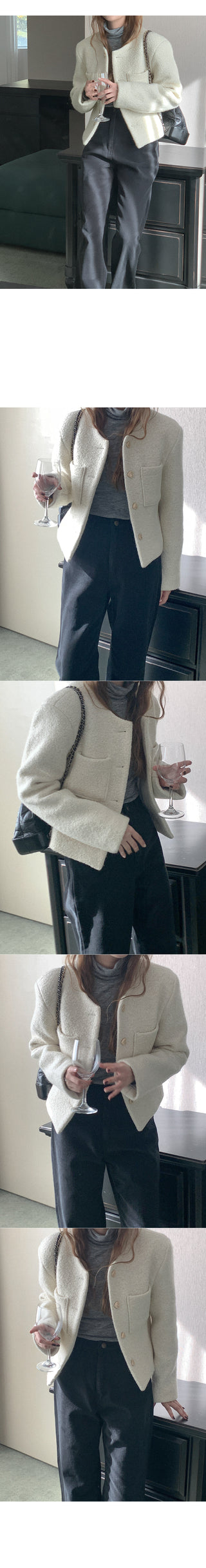 Fleece-lined wide cotton pants