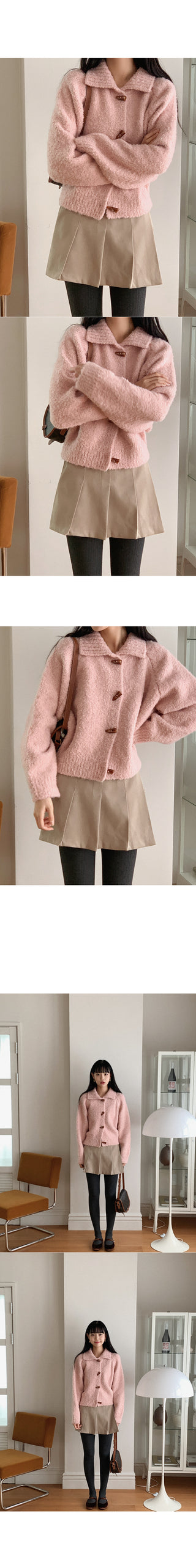 Unique pleated skirt