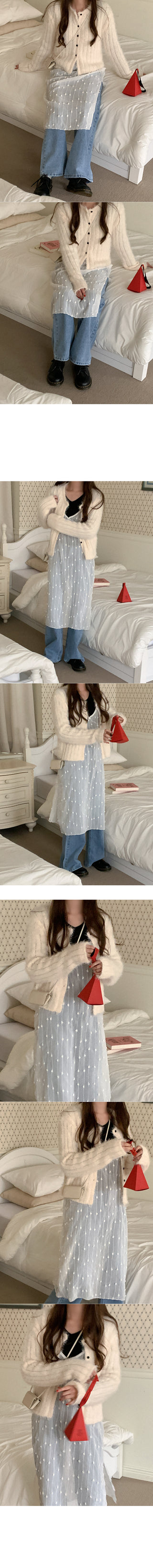 Washed bootcut denim pants