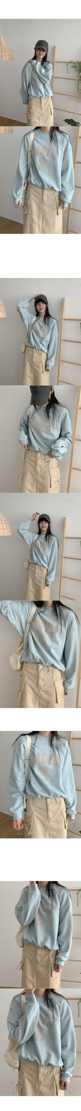 Cotton cargo long skirt