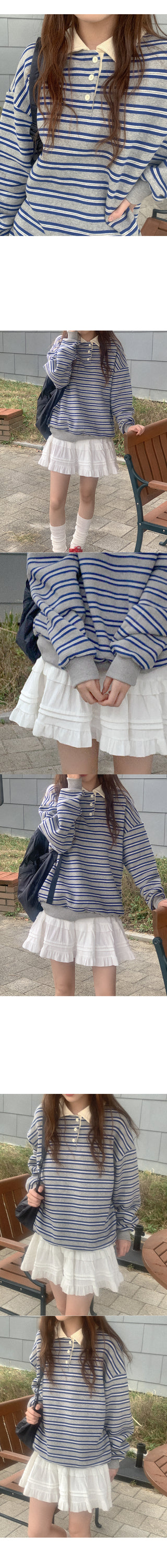 Tiered mini skirt