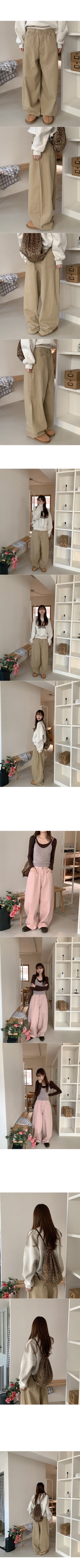 Wide balloon chino pants