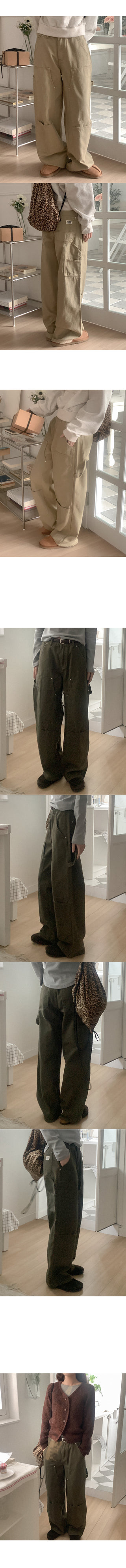 Wide Carpenter Chino Pants