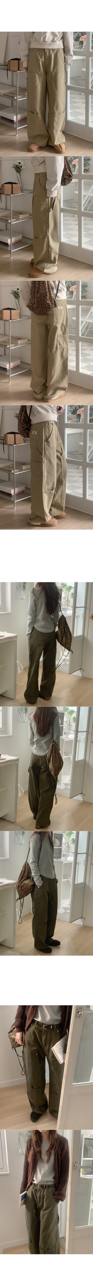 Wide Carpenter Chino Pants
