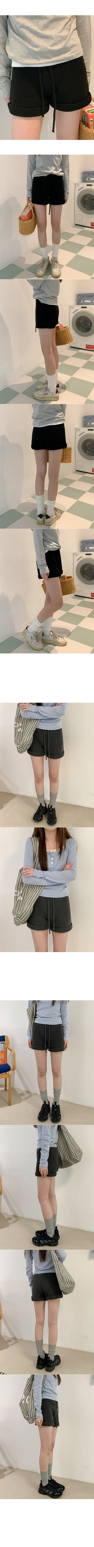 Knit shorts