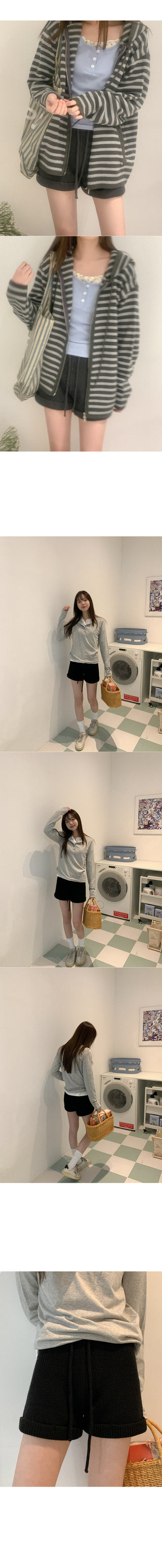 Knit shorts