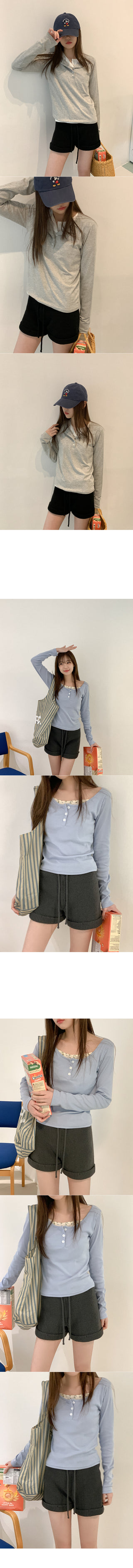 Knit shorts