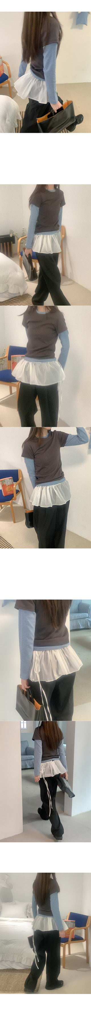 Layered skirt