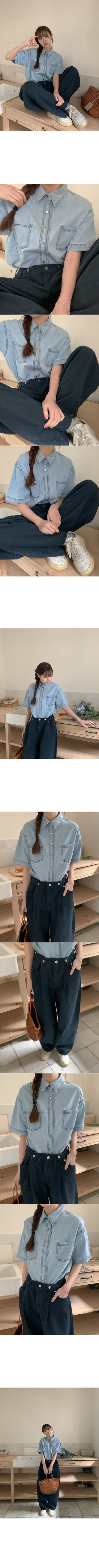 Balloon side buckle chino pants