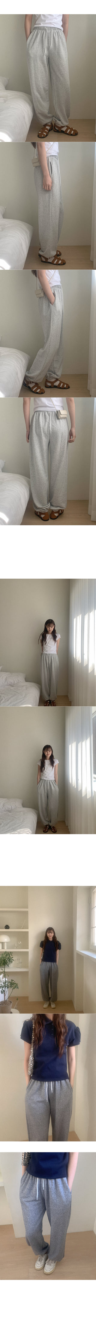 Cotton Melange Jogger Pants