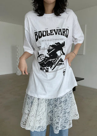 [Unisex] Loose Fit Printed T-Shirt