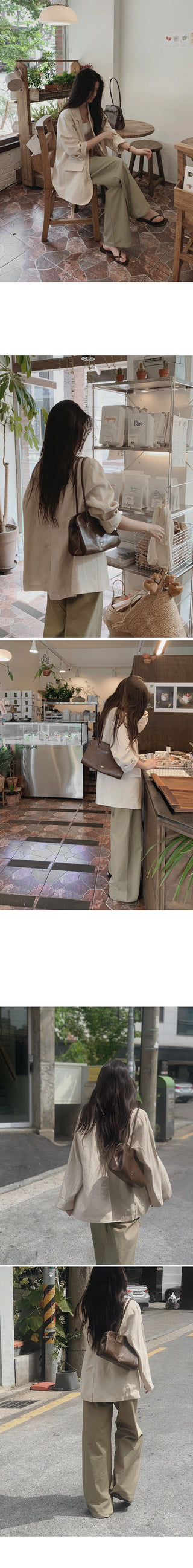 #LENTO. Baguette Tote Bag-4color